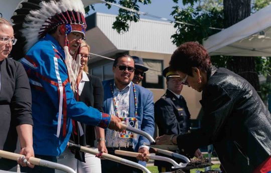 Image from the Ground Breaking Ceremony Event