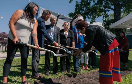 Image from the Ground Breaking Ceremony Event