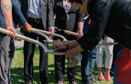 Image from the Ground Breaking Ceremony Event