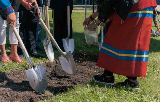 Image from the Ground Breaking Ceremony Event
