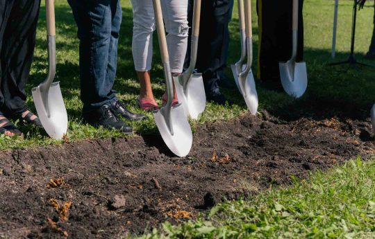 Image from the Ground Breaking Ceremony Event