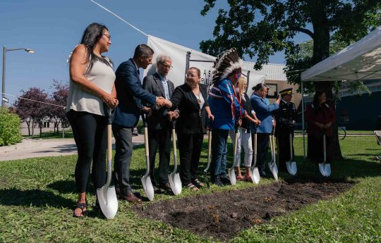 Image from the Ground Breaking Ceremony Event